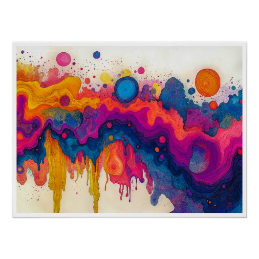 chromatische drift perfect poster (Voorkant)