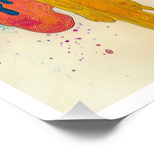 chromatische drift perfect poster (Hoek)