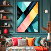 Chromatische Dynamiek Canvas Afdruk