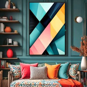 Chromatische Dynamiek Canvas Afdruk