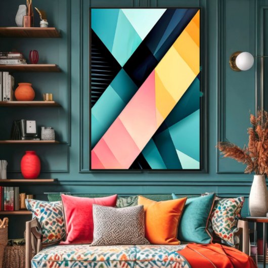 Chromatische Dynamiek Canvas Afdruk