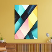 Chromatische Dynamiek Canvas Afdruk (Insitu (Woonkamer))