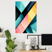 Chromatische Dynamiek Poster (Thuiskantoor)