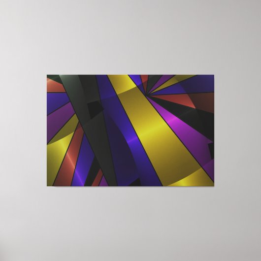 Chromatische Eclipse Canvas Afdruk (Voorkant)