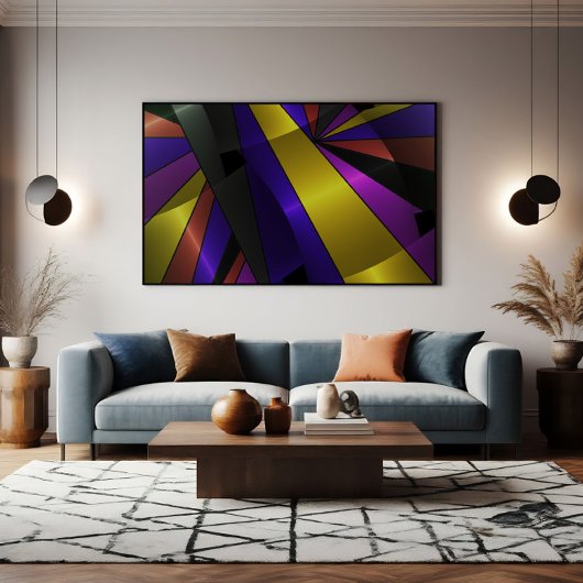 Chromatische Eclipse Canvas Afdruk