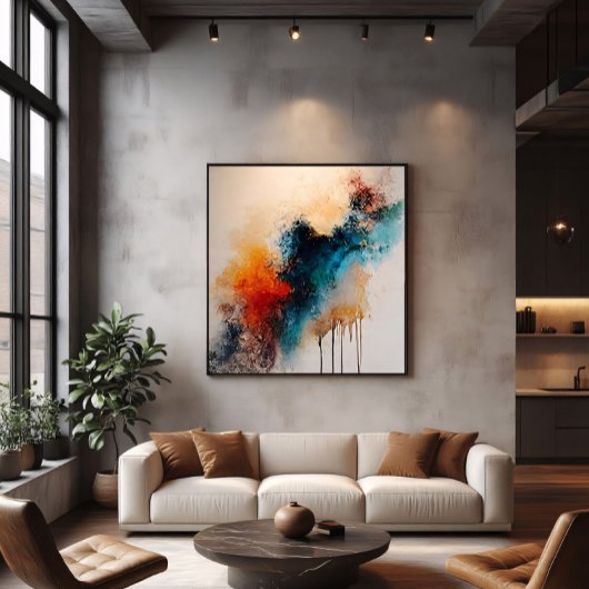 Chromatische explosie poster