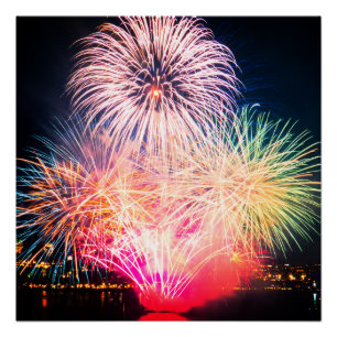 Chromatische Fireworks Perfect Poster