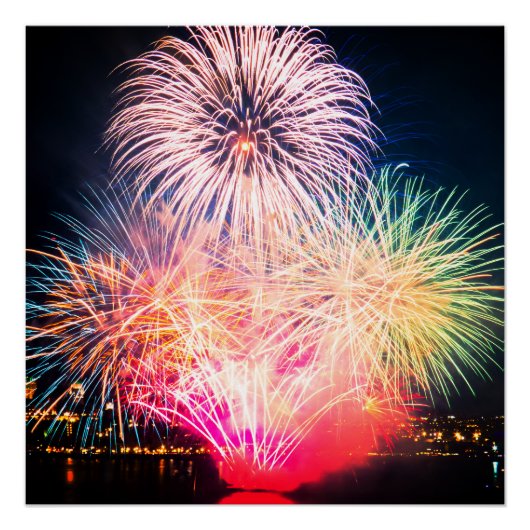 Chromatische Fireworks Perfect Poster (Voorkant)