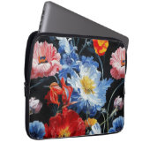 Chromatische Flora Nocturne Laptop Sleeve (Voorkant Rechts)