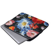 Chromatische Flora Nocturne Laptop Sleeve (Voorkant onderkant)