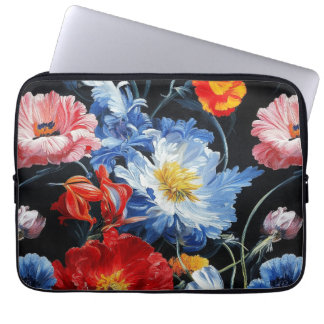 Chromatische Flora Nocturne Laptop Sleeve