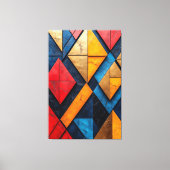 Chromatische Fragmenten Canvas Afdruk (Voorkant)