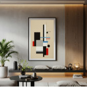 Chromatische Fragmenten Poster