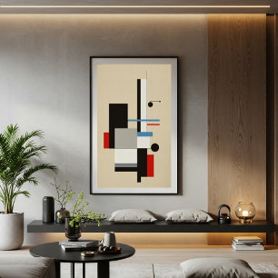 Chromatische Fragmenten Poster