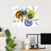 Chromatische garnaal Poster (Thuiskantoor)