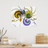 Chromatische garnaal Poster (Keuken)