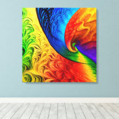 Chromatische genese canvas afdruk (Insitu (Houten vloer))