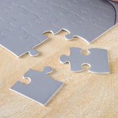 Chromatische Golven – Moderne Abstracte Kleurenstr Legpuzzel (Zijkant)