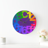 Chromatische hexadecimale 12-uurs grote klok (Huis)