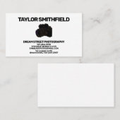 Chromatische holografische camera fotografie visitekaartje (Voorkant / Achterkant)