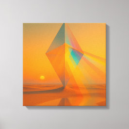 Chromatische Horizon Canvasprint Canvas Afdruk