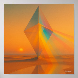 Chromatische Horizon Poster