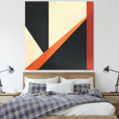 Chromatische Impact Canvas Afdruk (Insitu (Slaapkamer))