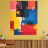 Chromatische Kruisingen Canvas Afdruk (Insitu (Woonkamer))
