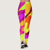 Chromatische kunstfusie leggings (Achterkant)