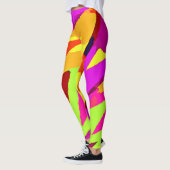 Chromatische kunstfusie leggings (Links)
