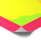 Chromatische kunstfusie poster (Hoek)