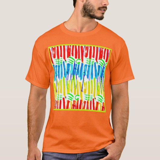 Chromatische Kunstfusie T-shirt (Voorkant)