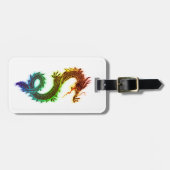 Chromatische oostelijke dragon-Bagagelabel Bagagelabel (Voorkant horizontaal)