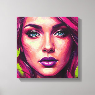 Chromatische Opname Uitgerekt Canvas Print
