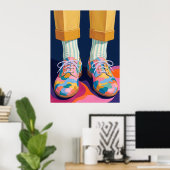 Chromatische pas poster (Thuiskantoor)