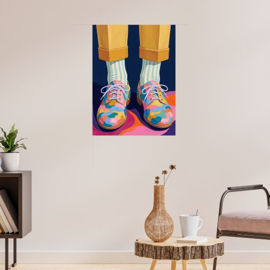 Chromatische pas poster (Woonkamer 3)