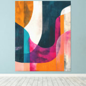 Chromatische Passage Canvas Afdruk (Insitu (Houten vloer))