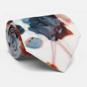 Chromatische pootafdrukken stropdas (Opgerold)