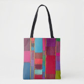 Chromatische quilt tote bag (Voorkant)