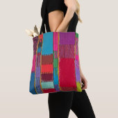 Chromatische quilt tote bag (Dichtbij)