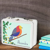 Chromatische Serenade: Vogel op tak