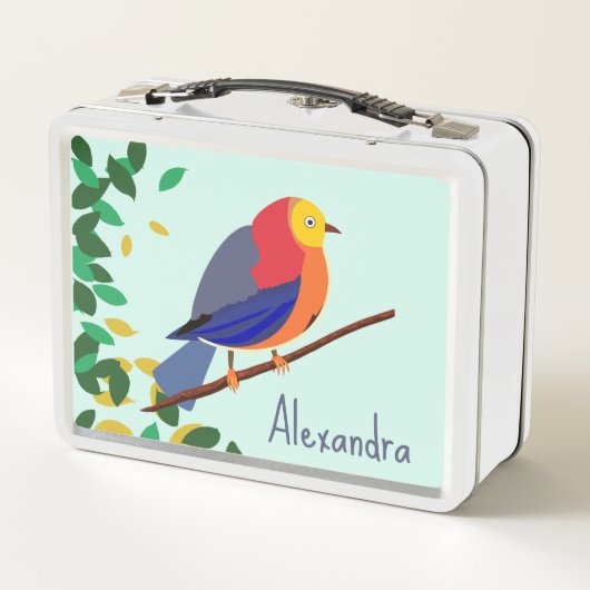 Chromatische Serenade: Vogel op tak (Achterkant)