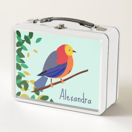 Chromatische Serenade: Vogel op tak (Voorkant)