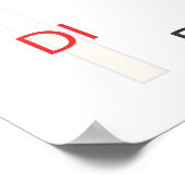 Chromatische Solfege Banner Poster (Hoek)