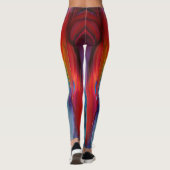 "Chromatische stromingen" Hedendaags Abstract Leggings (Achterkant)