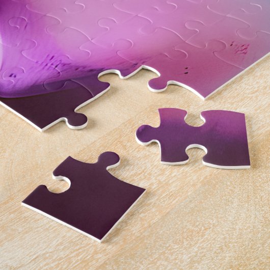 "Chromatische stromingen" Hedendaags Abstract Legpuzzel (Zijkant)