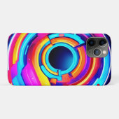 Chromatische Stroom: De Stralende Essentie van Lev Case-Mate iPhone Case (Achterkant (horizontaal))