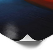 Chromatische Stroom Perfect Poster (Hoek)