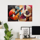 Chromatische Symfonie Poster (Thuiskantoor)