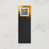 Chromatische technologie elegant ontwerp met QR-co Mini Visitekaartje (Achterkant)